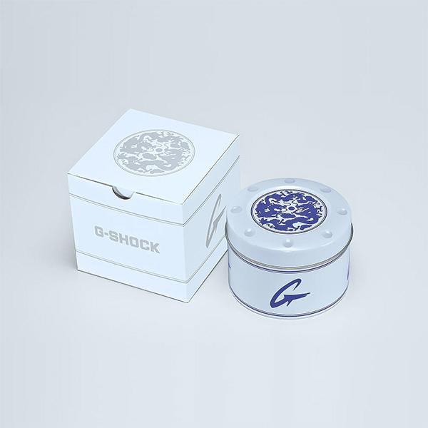 G-SHOCK GA-700BWP-2A 腕時計 メンズ デジアナ 青花 ブルー Gショック