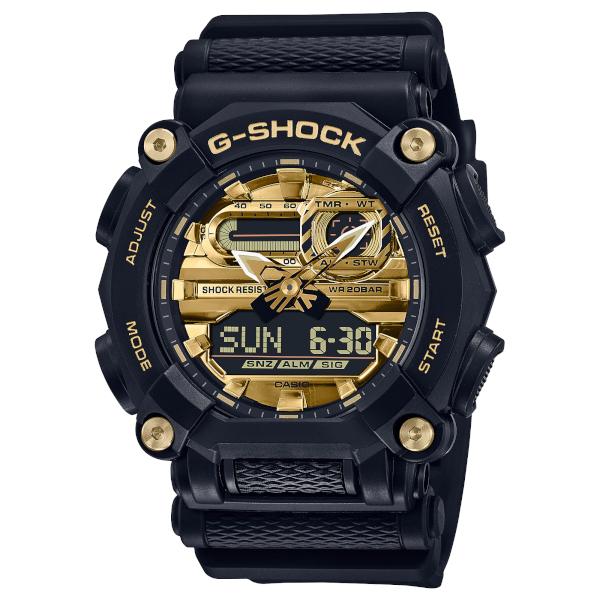 G-SHOCK GA-900AG-1A アナデジ メンズ 腕時計 ブラック ゴールド G