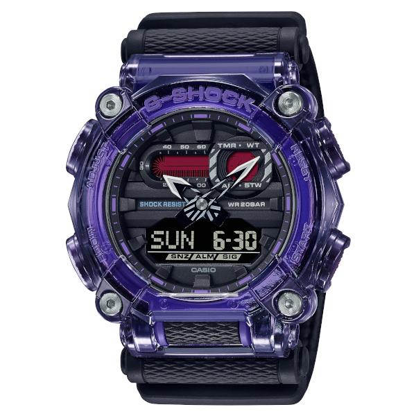 G-SHOCK GA-900TS-6A アナデジ メンズ 腕時計 パープル ブラック G 