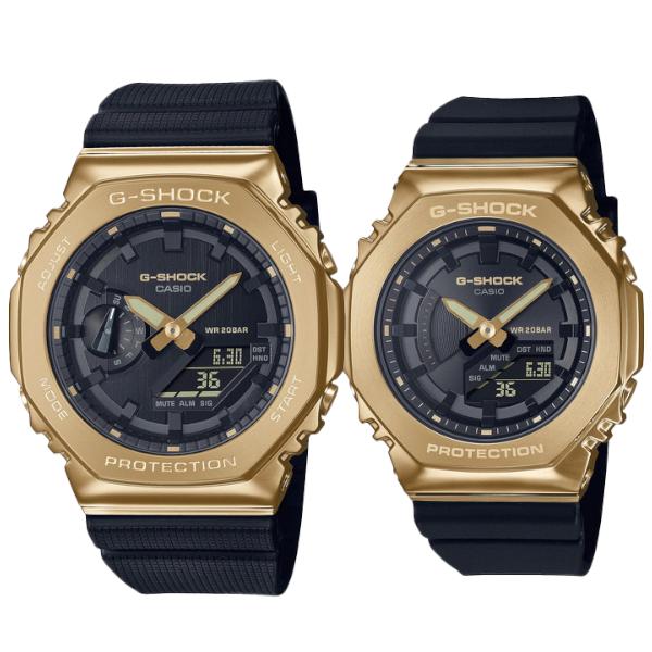 G-SHOCK ペアウォッチ GM-2100G-1A9JF GM-S2100GB-1AJF メンズ