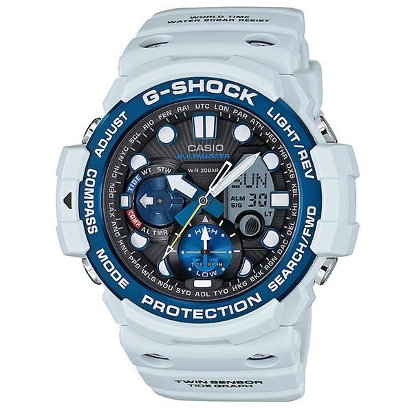カシオ Gショック ガルフマスター CASIO G-SHOCK GULFMASTER メンズ アナデジ 腕時計 アイスブルー ホワイト  GN-1000C-8AJF 国内正規モデル : gn-1000c-8ajf : G専門店G-SUPPLY - 通販 - Yahoo!ショッピング