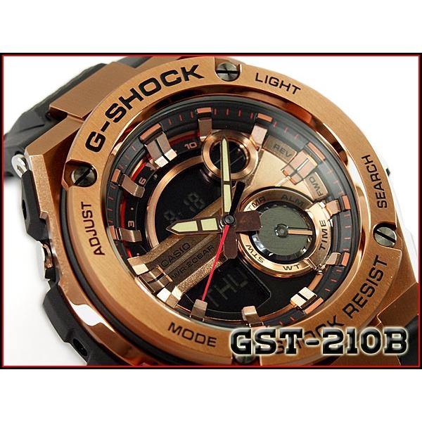 極美品】CASIO G-SHOCK GST-210B カシオ 腕時計 メンズ 電池新品