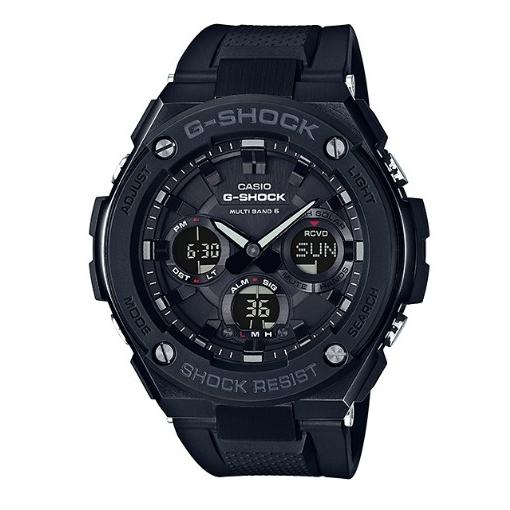 ​G-SHOCK GST-W100G 電波ソーラー G-STEEL ブラック G-SHOCK カシオ CASIO Gショック G-STEEL Gスチール GST-W100G ベース