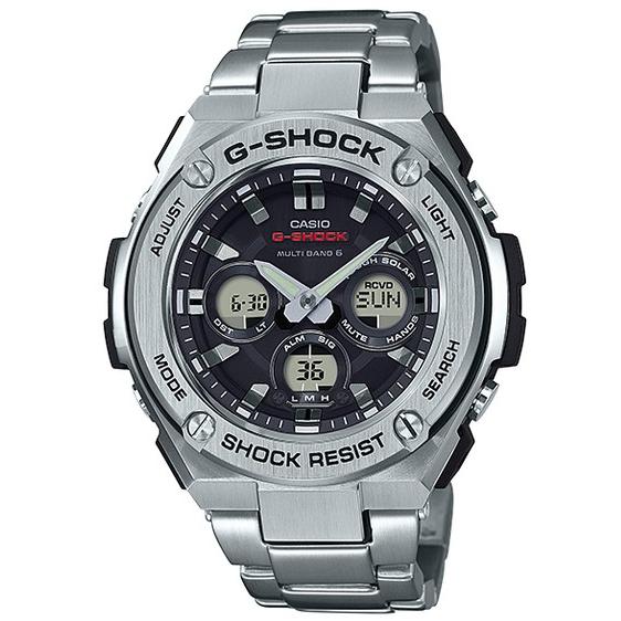 手数料安い G Shock Gショック ジーショック G Steel Gスチール カシオ Casio 電波ソーラー アナデジ 腕時計 シルバー ブラック Gst W310d 1ajf 国内正規モデル 人気ブランド Doctorshospital Com Pk