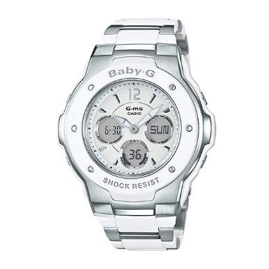 カシオ CASIO BABY-G カシオ ベビーG MSG-300シリーズ コンポジットバンド アナデジ 腕時計 ホワイト MSG-300C