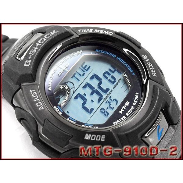 CASIO G-SHOCK カシオ Gショック 海外逆輸入モデル MT-G ソーラー デジタル 腕時計 ブラック×ガンメタル MTG-910D