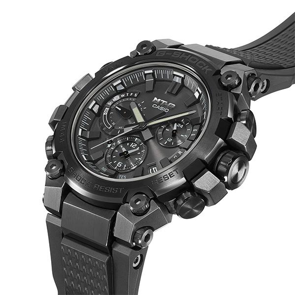G-SHOCK MTG-B3000B-1A MT-G 電波ソーラー スマホ連動 アナログ メンズ腕時計 オールブラック Gショック ジーショック カシオ 逆輸入海外モデルの画像