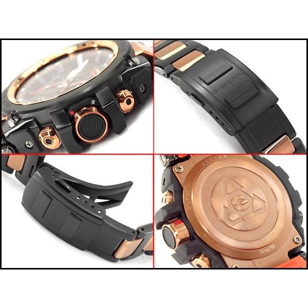 A7人気シール帳 G-SHOCK Gショック ジーショック g-shock gショック CASIO カシオ 電波 ソーラー 電波時計 メンズ アナログ ブラック×ローズゴールド オレンジ MTG-S1000BD-5A 【GM1192868933】(42033円)