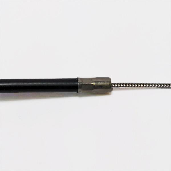○ アクセルスロットルワイヤー 約1570mm タイコ型 スロットル側 ツバ