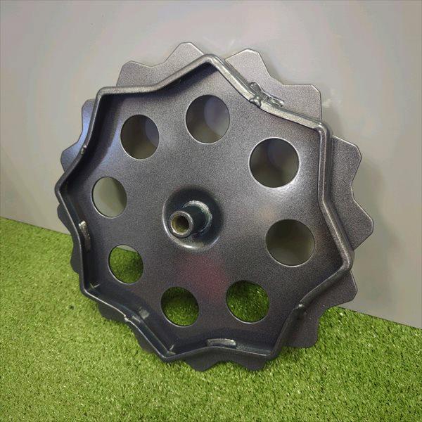 鉄車輪用部品 ○ スパイク車輪 鉄製 車輪 □外径 300mm 【新品】 草刈機部品 パーツ