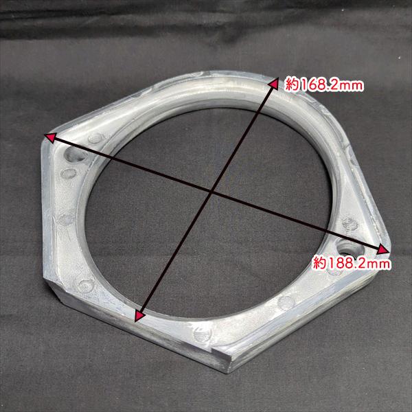 スパウト押さえ金具 MBC2080 ブロードキャスター用 スター □定形外