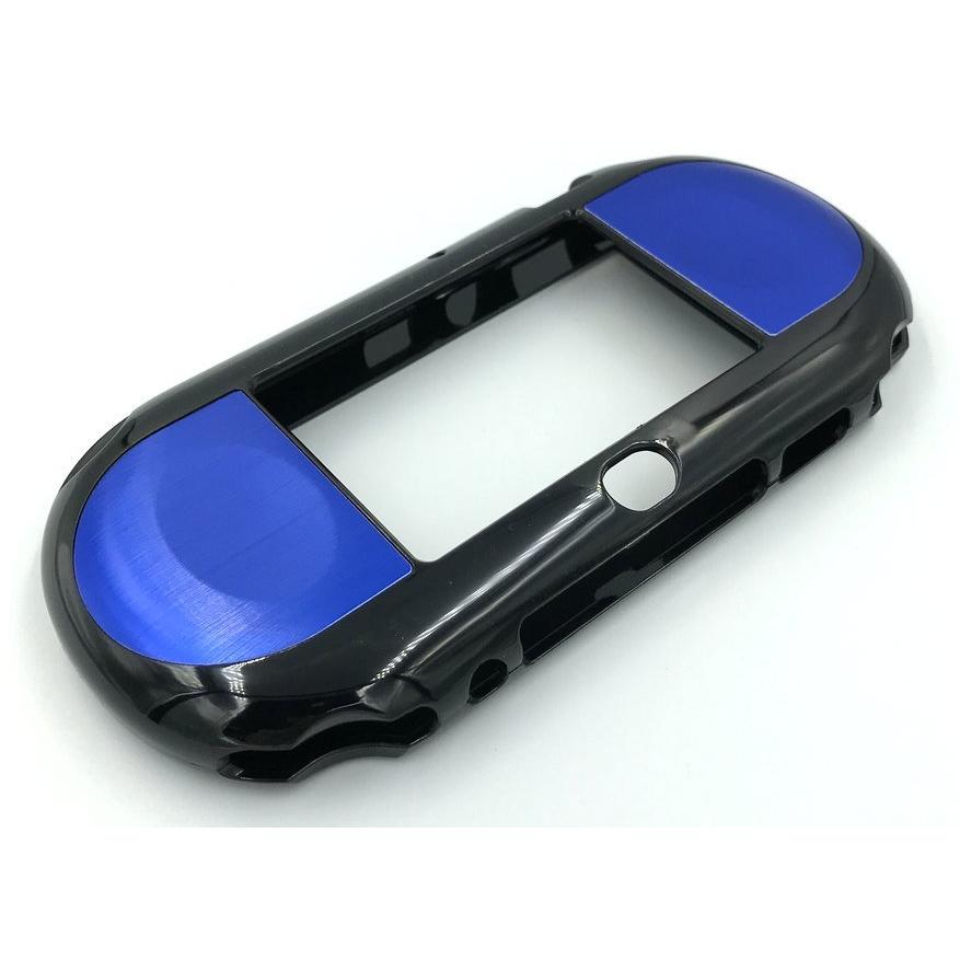 PS Vita2000(PCH-2000)専用アルミプレートケース(ブルー) : ジーテイク