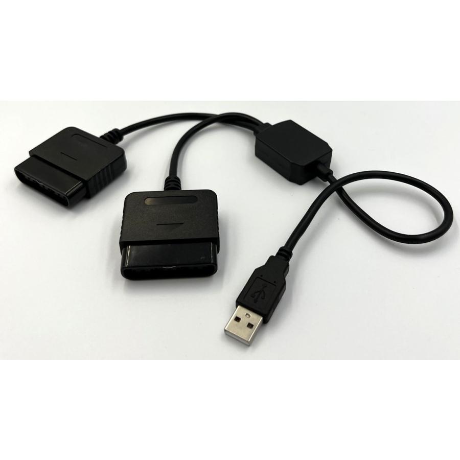 Ps2 Pc 2プレイヤーコントローラーアダプター 美しい