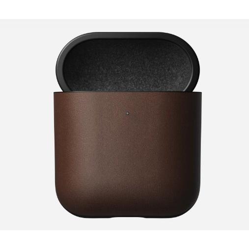 NOMAD社製 AirPods 用 レザーケース(ブラウン) : ジーテイクドットコム