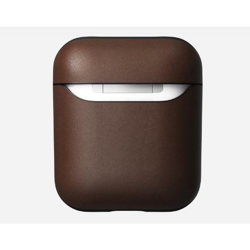 NOMAD社製 AirPods 用 レザーケース(ブラウン) : ジーテイクドットコム