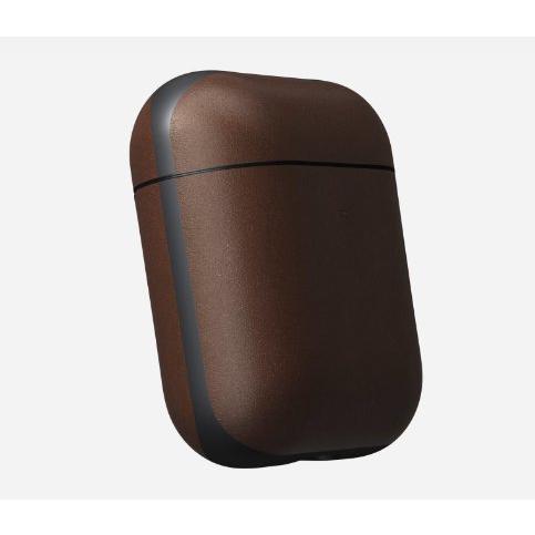 NOMAD社製 AirPods 用 レザーケース(ブラウン) : ジーテイク