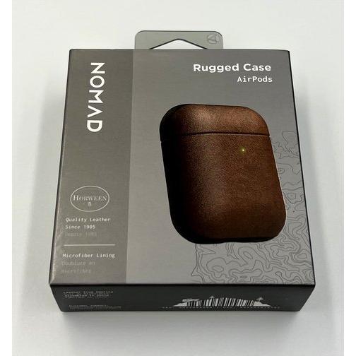 NOMAD社製 AirPods 用 レザーケース(ブラウン) : ジーテイクドットコム