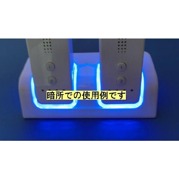 Wii ダブルリモコンチャージスタンド（電池パック2個付属） : ジー