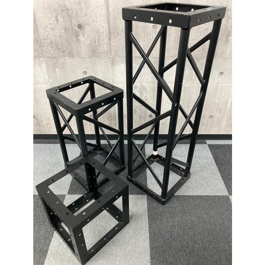 アルミトラス 300角トラス フランジ式（ボルト固定タイプ） black 業界 