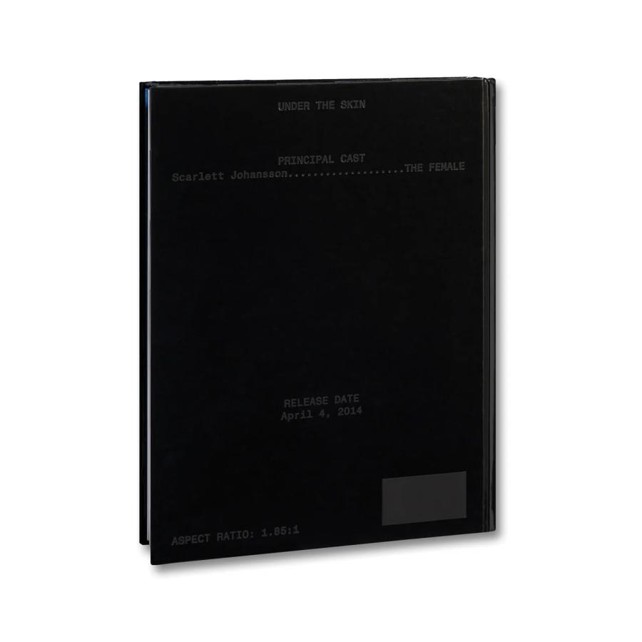 A24】UNDER THE SKIN SCREENPLAY BOOK by Jonathan Glazer（ジョナサン