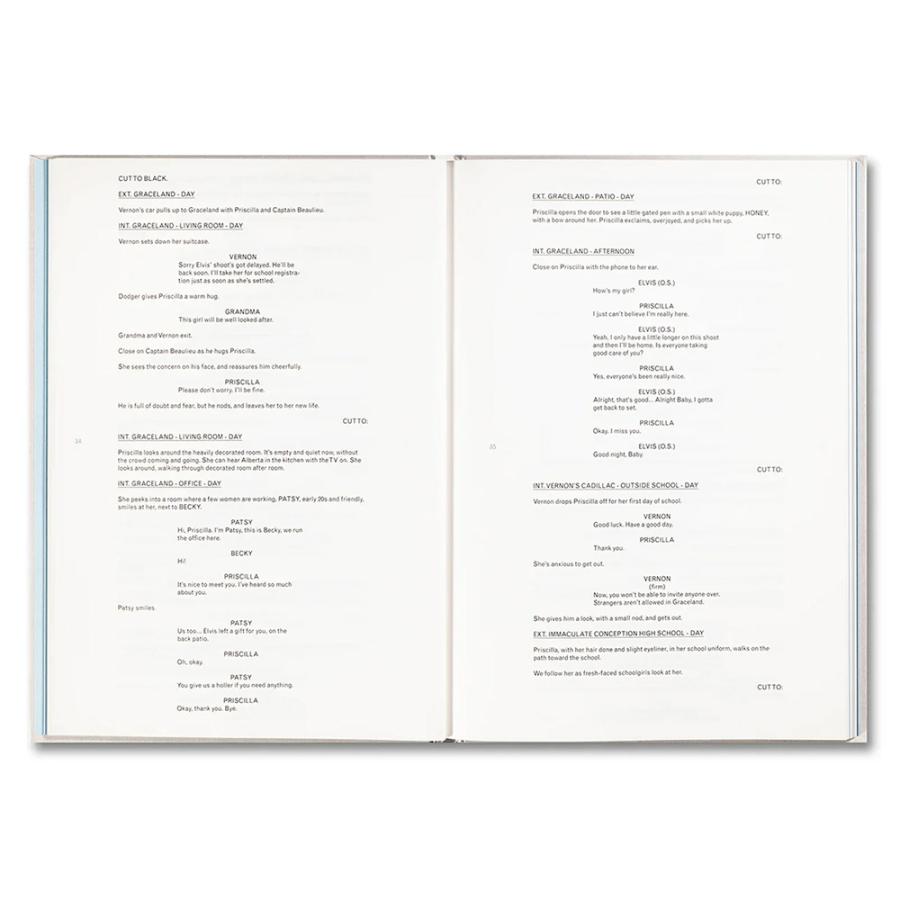 PRISCILLA SCREENPLAY BOOK by Sofia Coppola（ソフィア・コッポラ