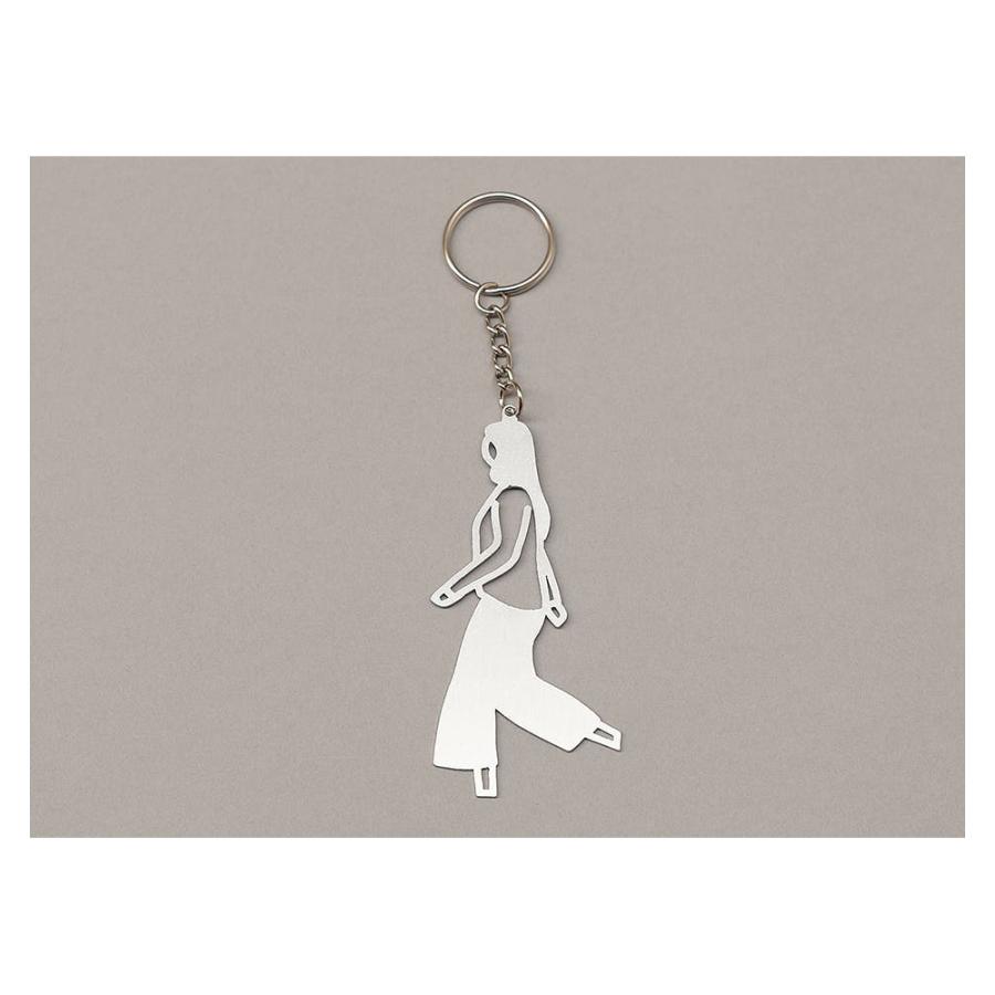 ジュリアン・オピー】Sonia Keyrings - Silver メタルキーリング