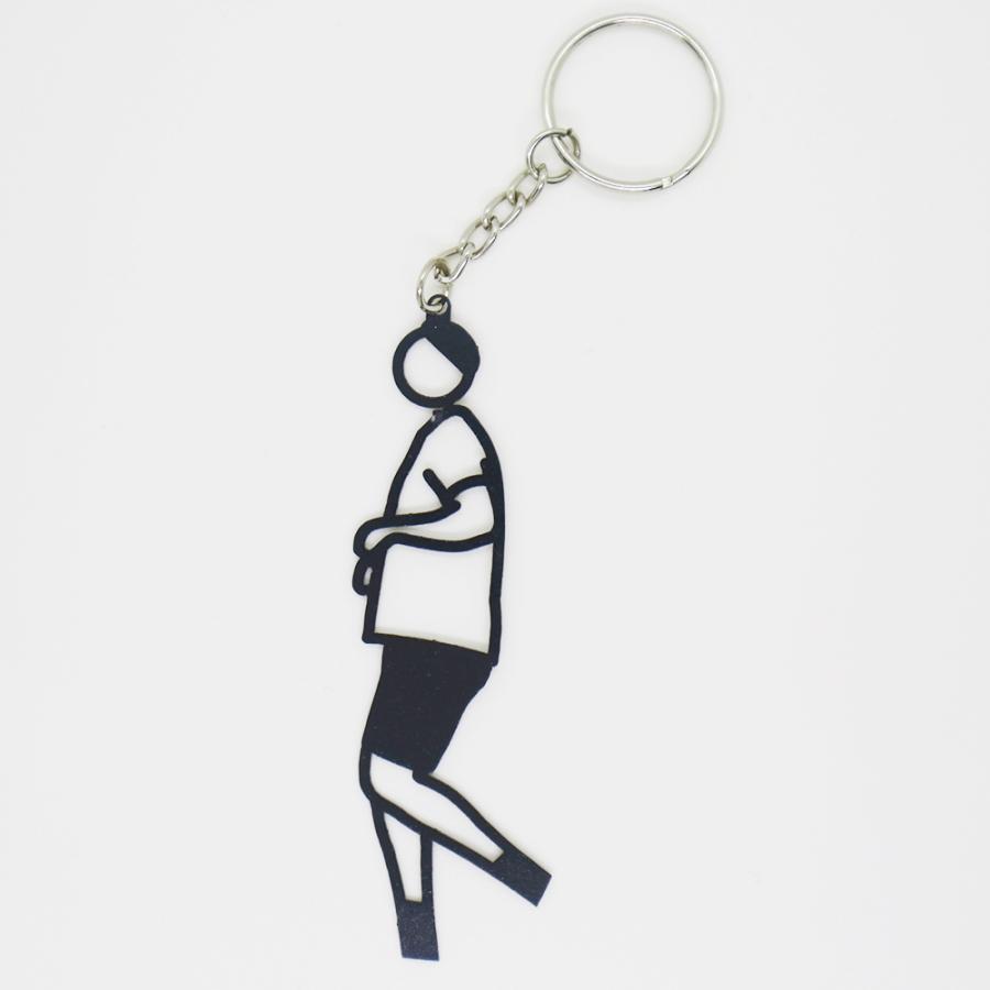 ジュリアン・オピー アクリルキーホルダー4点セット ジュリアン・オピー】Julian Opie ELVIS Keyrings - 全6色 メタル