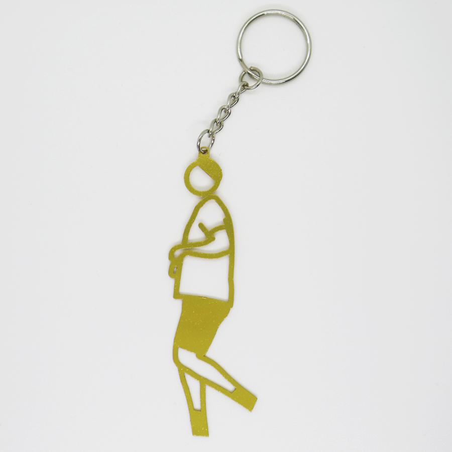 ジュリアン・オピー】Julian Opie ELVIS Keyrings - 全6色 メタル