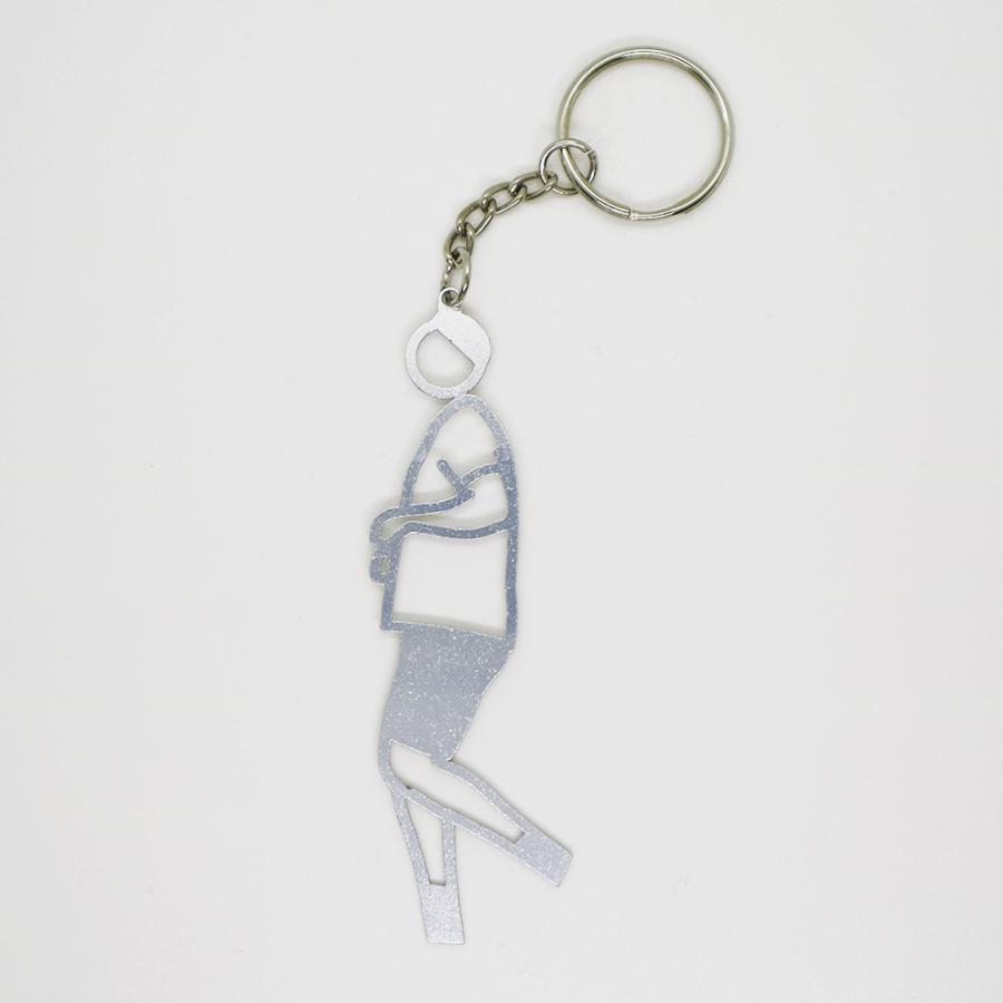 ジュリアン・オピー】Julian Opie ELVIS Keyrings - 全6色 メタル