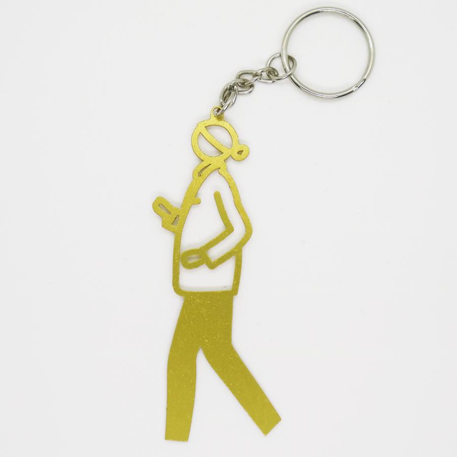 ジュリアン・オピー アクリルキーホルダー4点セット ジュリアン・オピー】Julian Opie PAUL Keyrings - 全6色 メタル