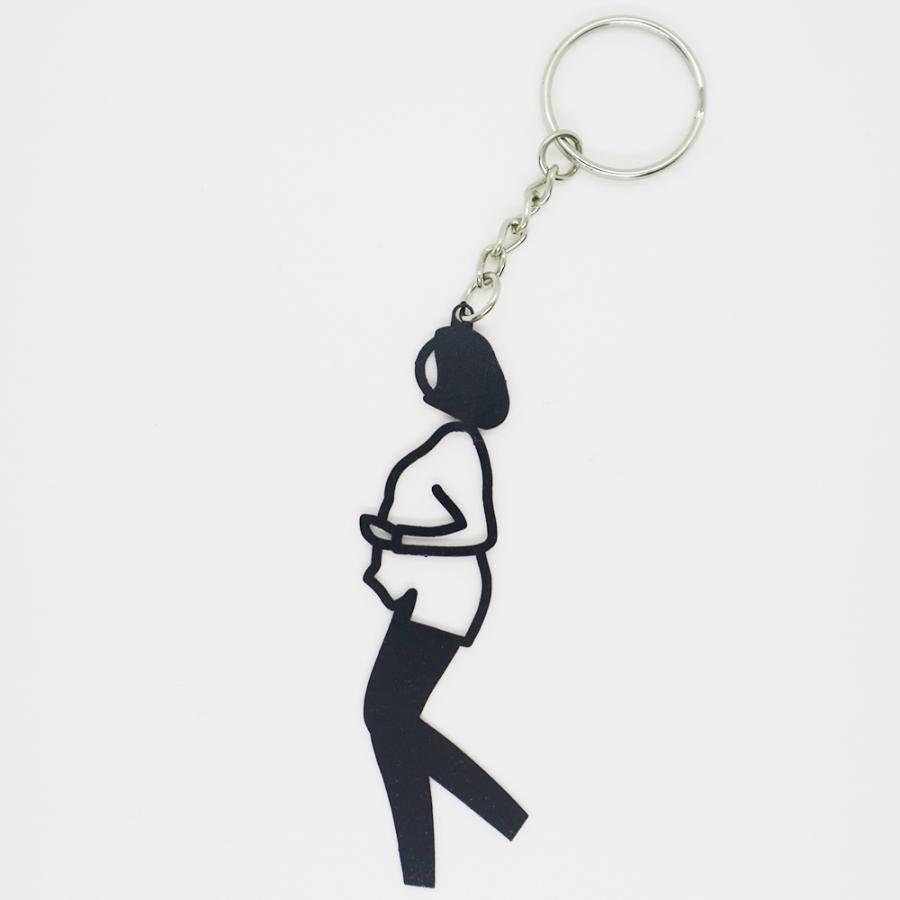 ジュリアン・オピー】Julian Opie YASMIN Keyrings - 全6色 メタル