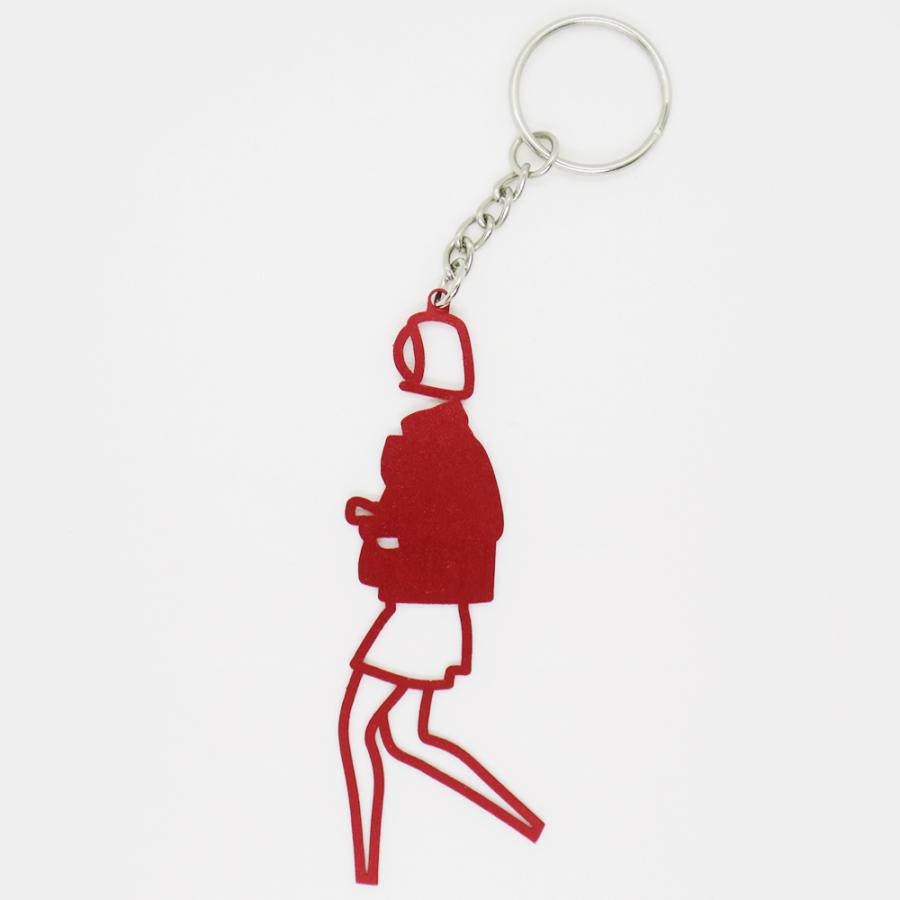ジュリアン・オピー】Julian Opie ELENA Keyrings - 全6色 メタル