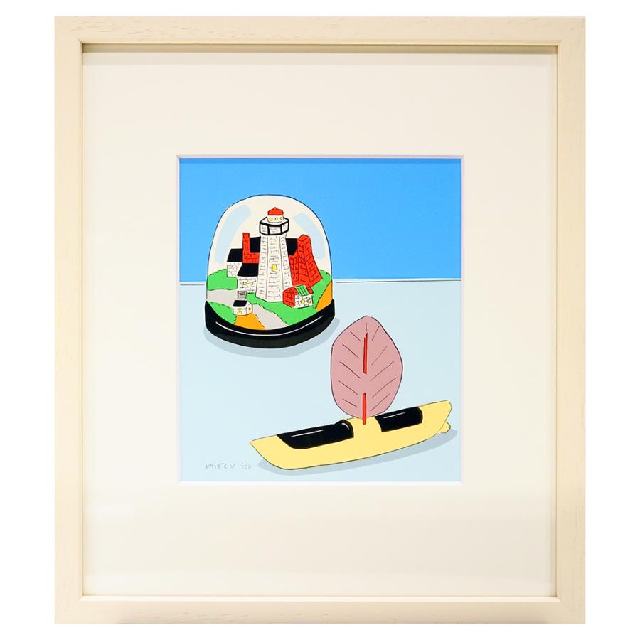 安西水丸 額装作品 玩具の船 Gdsga 銀座 蔦屋書店 通販 Yahoo ショッピング