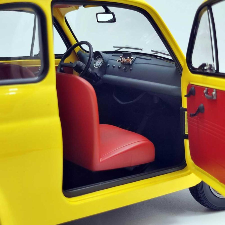 ルパン三世 カリオストロの城 FIAT 500 1/12 ダイキャスト製塗装済み