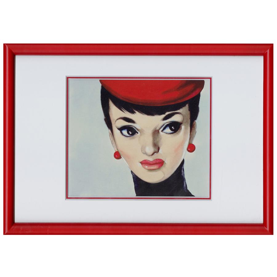 商品 受注生産 額装 中原淳一名作版画 それいゆ表紙 昭和29年秋号 高品質