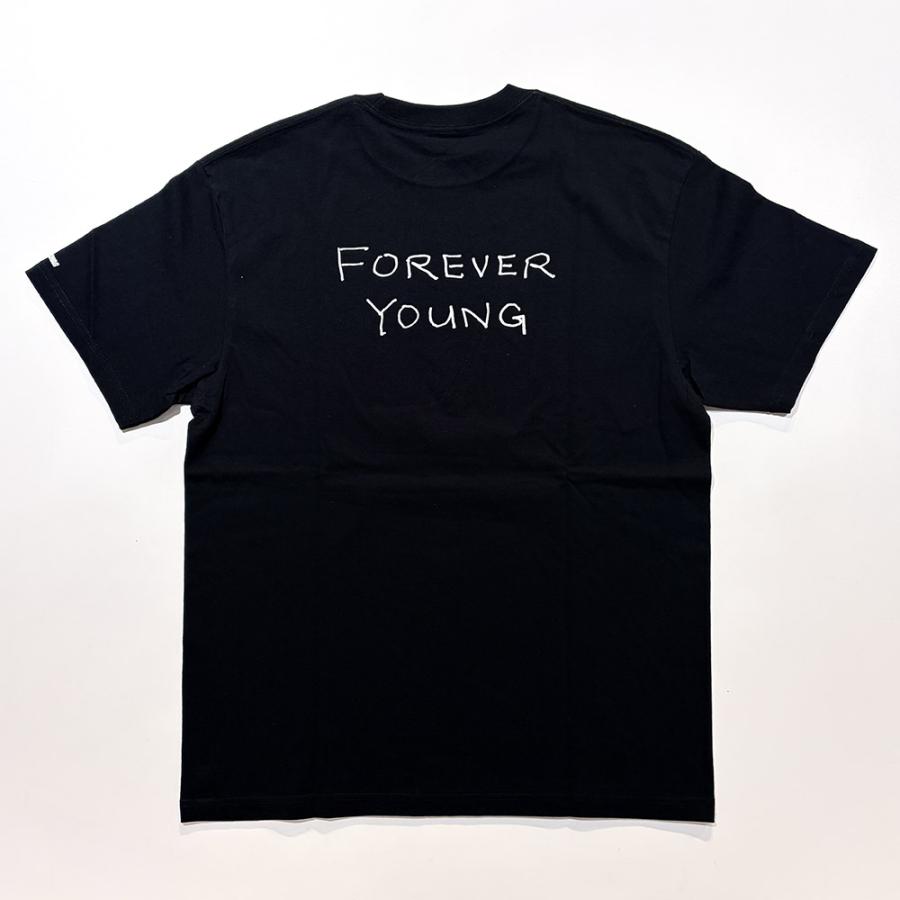 BLACK／サイズの選択可】FOREVER YOUNG cast photo s/s tee 黒 : 銀座