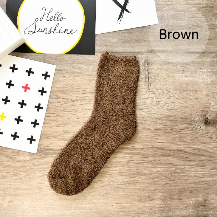 もこもこ靴下 もこもこ ルームソックス 3足セット レディース メンズ