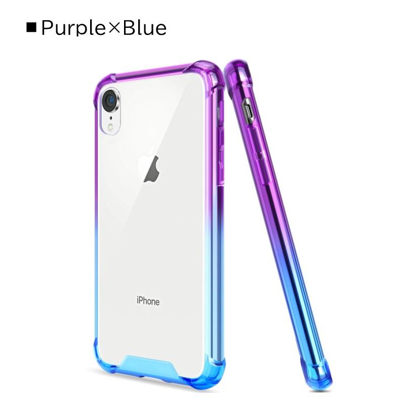 iPhone クリアケース グラデーション アイフォンケース クリア