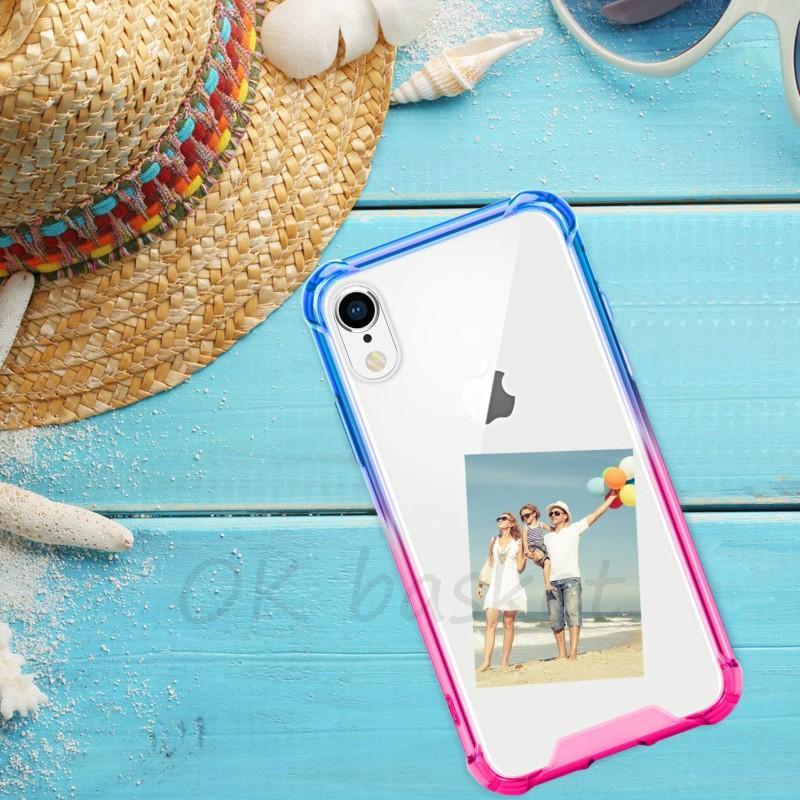 iPhone クリアケース グラデーション アイフォンケース クリア カバー