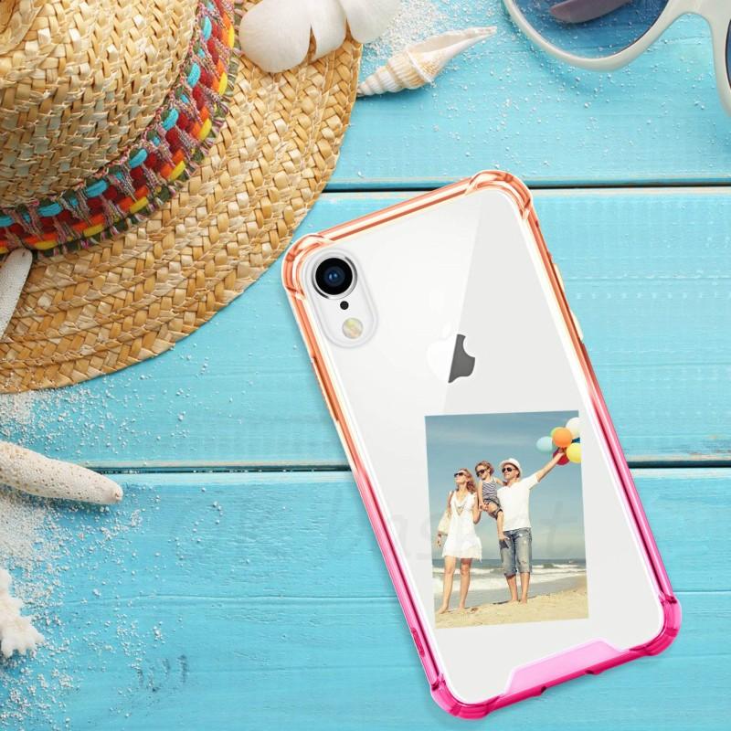 iPhone クリアケース グラデーション アイフォンケース クリア カバー