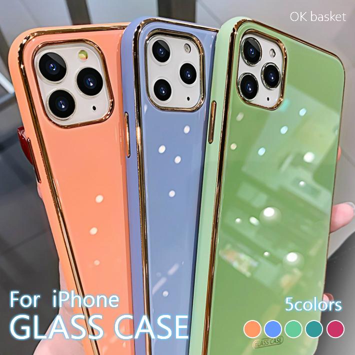 iphone12 ケース iphone11 iphonexr ケース iphone11 pro max iphone12pro iphonexs iphonex max ケース おしゃれ 背面強化ガラス 大人 かわいい｜g-winkelen-store