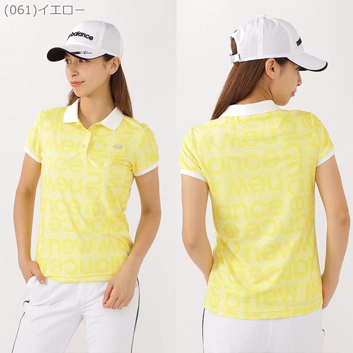 ニューバランス ゴルフ ブロックシャドーロゴ 半袖 ポロシャツ