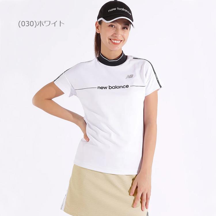 new balance モックネック半袖シャツ カジュアルゴルフドットコムby PALM SPRINGSにnew balance golf