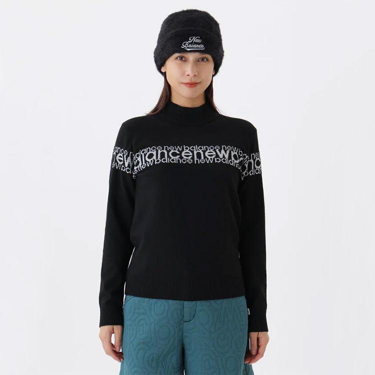 New Balance Golf（ニューバランスゴルフ） ロゴラインジャカード 天竺