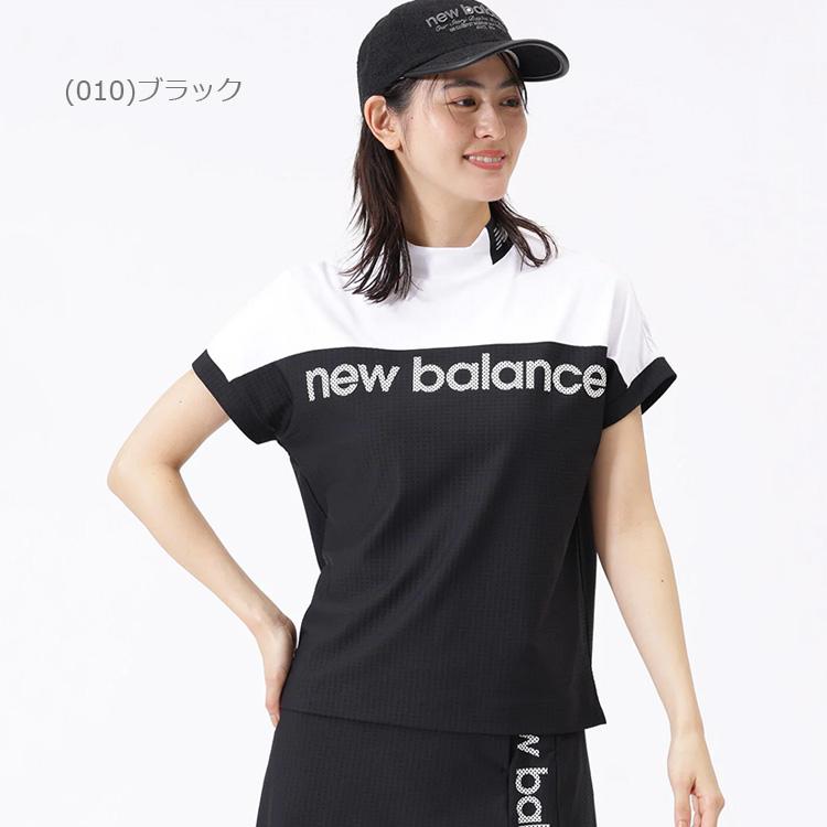 ✨new balance golf タートルネックシャツ ブラック New Balance Golf（ニューバランスゴルフ） フレンチスリーブ