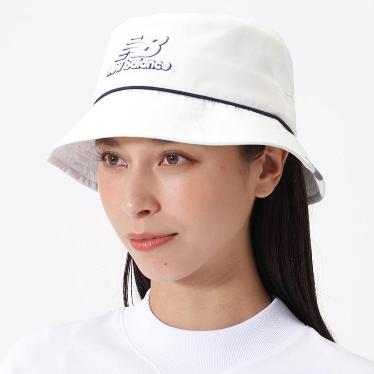 未使用品　2026年製　メンズ　レディース　ティーホルダー バケットハット New Balance Golf（ニューバランスゴルフ） フラットキャンバス NBロゴ