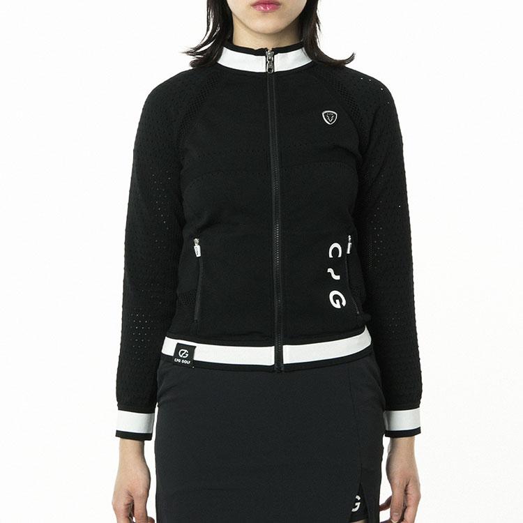 CPG GOLF ホールガーメントサマーニットジャケット レディース ゴルフウェア 1103-24140 CPG GOLF 【期間限定】 ホールガーメントサマーニットジャケット