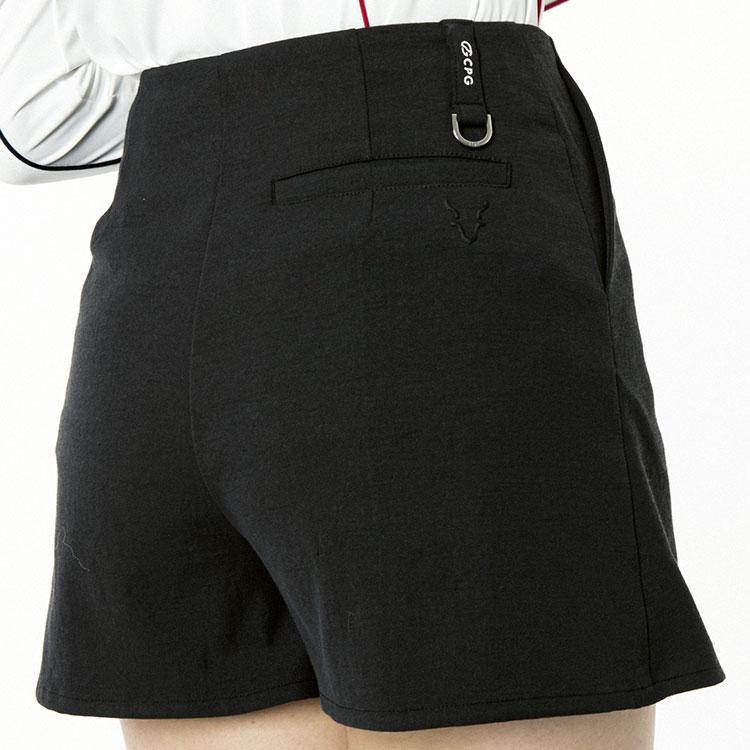 CPG GOLF 【期間限定】 麻混ライン切り替えスコート レディース ゴルフ