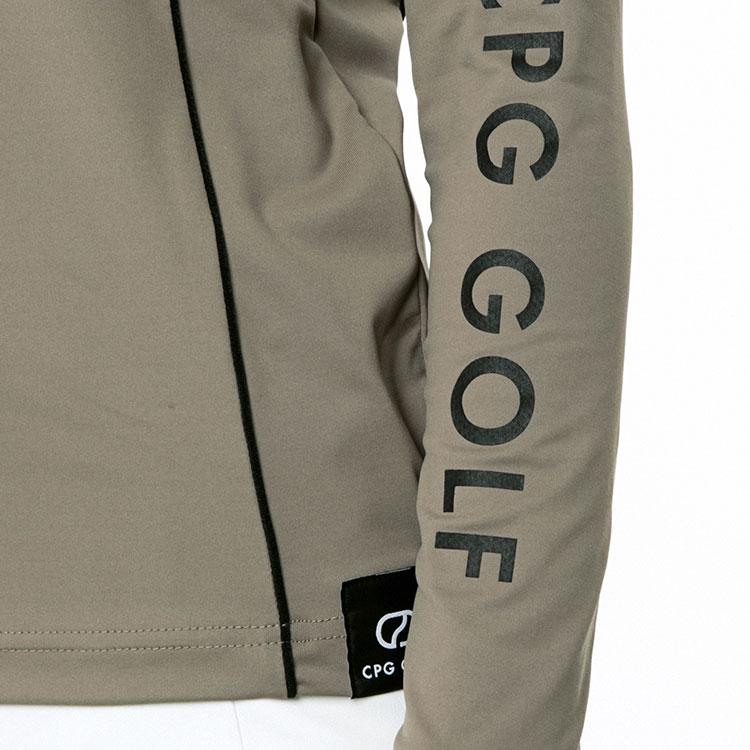CPG GOLF シーピージーゴルフ　モックネック　フリル　シャツ　カットソー CPG GOLF シーピージーゴルフ モックネック フリル シャツ カットソー