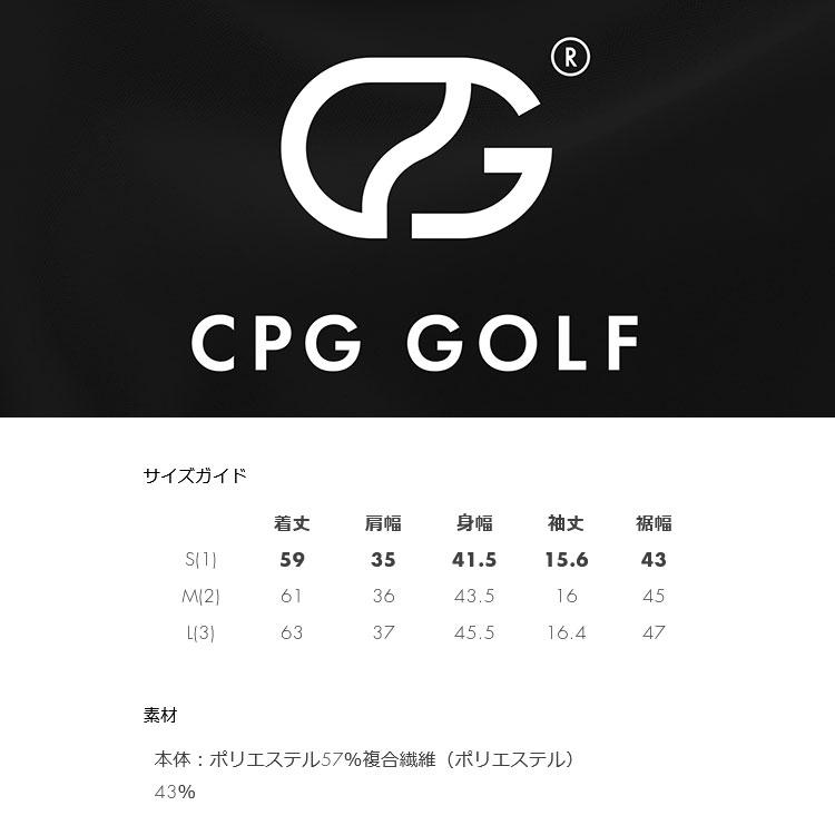 【期間限定】 CPG GOLF フロントラインモックネックSS ショートスリーブ シャツ レディース ゴルフウェア 1109-24104の画像